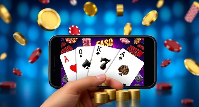 KKBD mobile casino app interface
